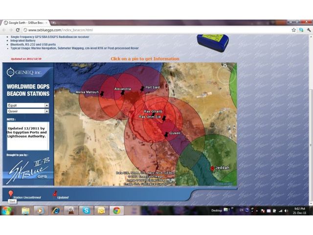 DGPS Egypt coverage circuls